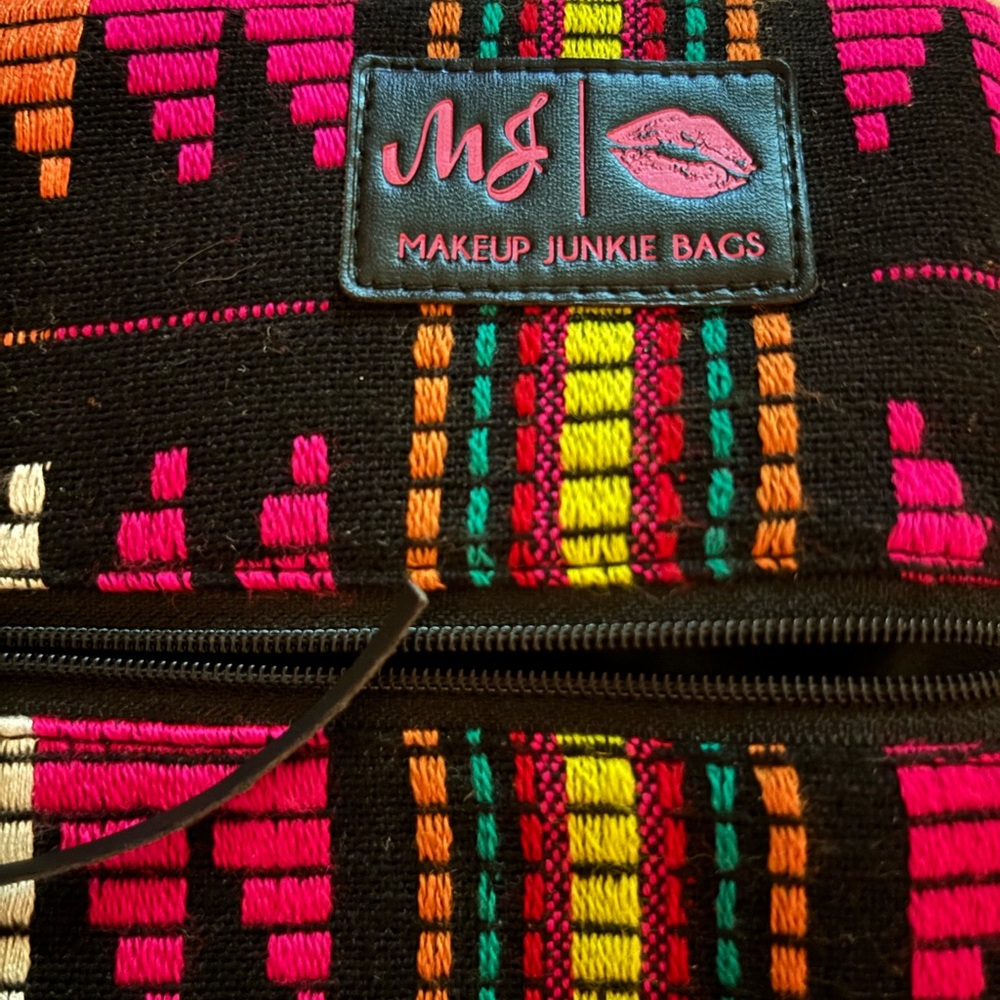 Makeup Junkie Bags Vibrant Cosmetic Clutch